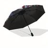 Mother of Nightmare Cartoon Umbrella, Portable 3-Fold Compact Umbrella, Suitable for Camping, Hiking and Travel, Ideal Easter Birthday Gift