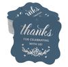 Inkdotpot Real Gold Foil Thanks For Celebrating With Us Bridal Shower-Baby Shower-Retirement-Wedding-Birthday Tags