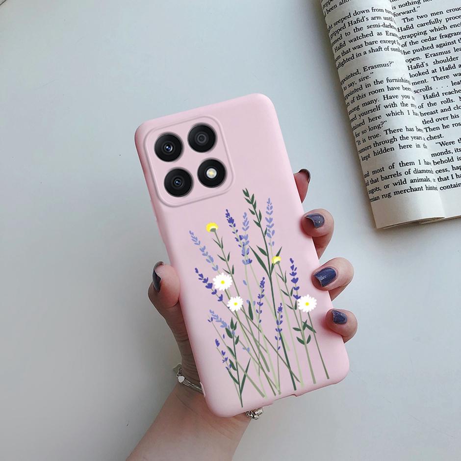

Fundas For Honor X8A 2023 Case Soft Silicone Cute Heart Back Cover Phone Cases for Huawei Honor X8a Case HonorX8A Coque Bumper Honor X8a