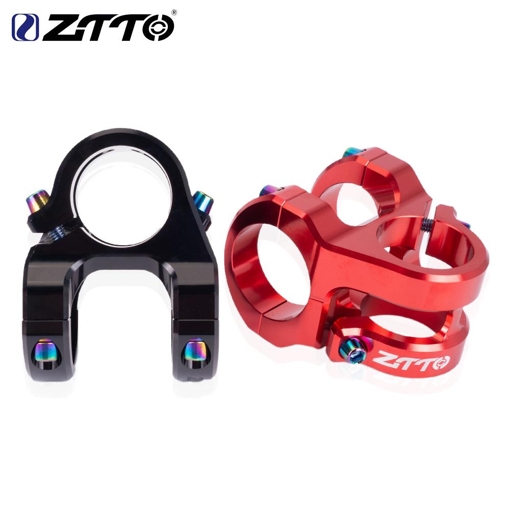 ZTTO MTB 35mm Stem Bicycle Forged Aluminum Alloy Stem High Strength 0 Degree Durable Side Lock for 28.6mm Fork 31.8mm Handlebar