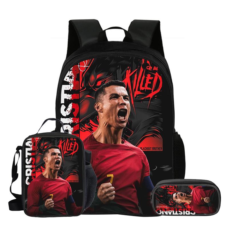 Boys Girls Everyday Backpack Knapsack Football Star Starry Sky Backpack School Tote L-Lamin Yamal Roomy Mochila Rucksack School