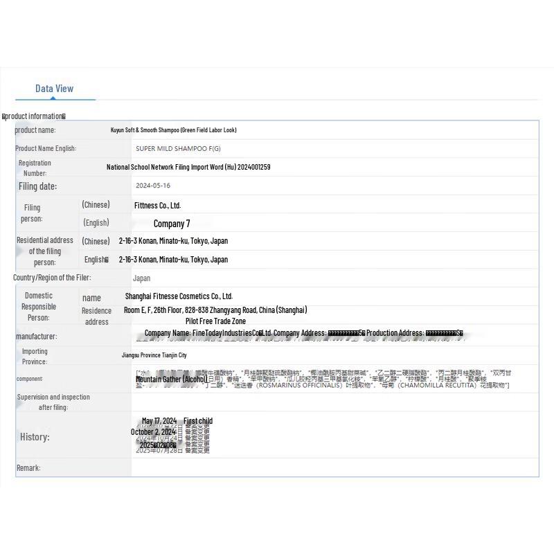 Huirun Green Field Fragrance Shampoo & Conditioner Set