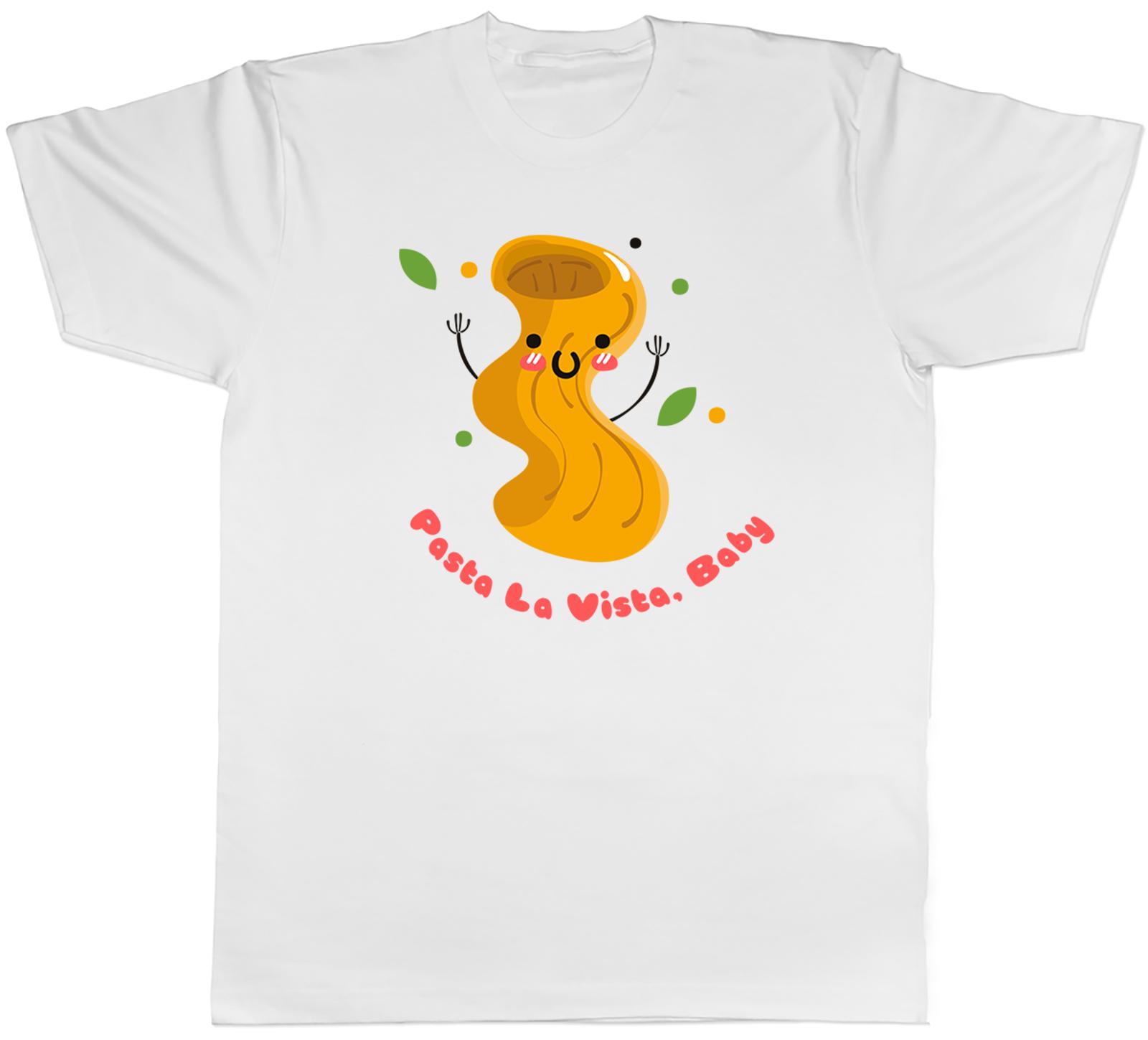 Pasta La Vista Baby Mens T-Shirt Funny Penne Pasta Lover Tee Gift XXXL