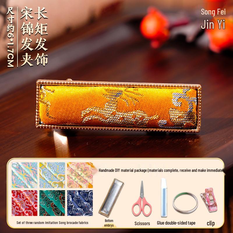 Retalhos de Tecido Brocado Jacquard Estilo Chinês para Sachê DIY e Artesanato
