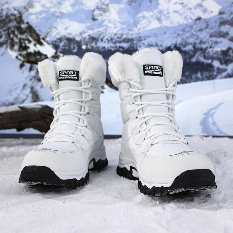 Winter Women's High-top Non-slip Waterproof Wear-resistant Snow Boots Korean Winter Boots