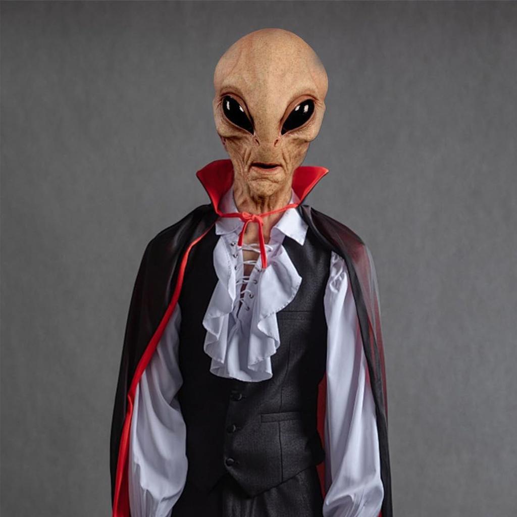 Alien Funny Mask Latex Full Head Realistic Masks Realistic Creepy Halloween Masks for Adults