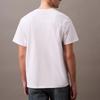 Calvin Klein Minimalist Comfortable Versatile Casual Spray Gun Logo Pattern Short Sleeve T-Shirt Men Tops Bright-White 4RB815G-110