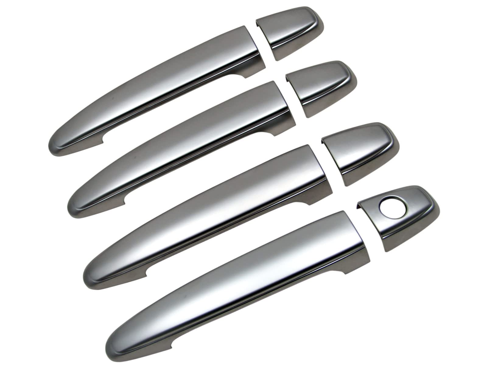 

BRIGHTZ Door Handle Satin for Mark X GRX Mark X Covers, Silver, (120, 121, 125) [DHC-NOBU-381] GRX120, GRX121, GRX125, X120, X121, X125, (Product