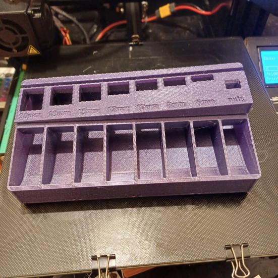 7 Ölçüm Yuvalı M3 Cıvata Ayırıcı Tepsi Hassas M3 Vida Cıvata Boyu Ayırma Kutusu Ağır Hizmet Tipi Küçük Parçalar Vidalar Donanım Düzenleyici