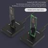 NVME SSD Case 10Gbps Online Reading Writing Speed SSD Enclosure Adapter Tool Free NVMe Adapter For M.2 NVME SD Docking Station