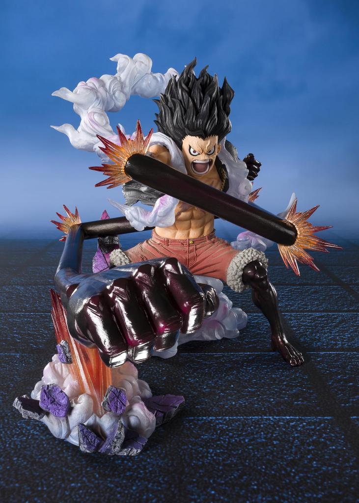 TAMASHII NATIONS FiguartsZERO ONE PIECE Fierce Monkey Luffy Gear 4 Man King 160mm PVC ABS Painted Complete Figure [Super Battle] D. -Snake Cobra-