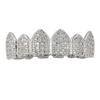 WISH Micro Inlaid Gold Teeth Set Sharp Teeth Vampire Teeth Hip Hop Accessories Teeth Set Factory