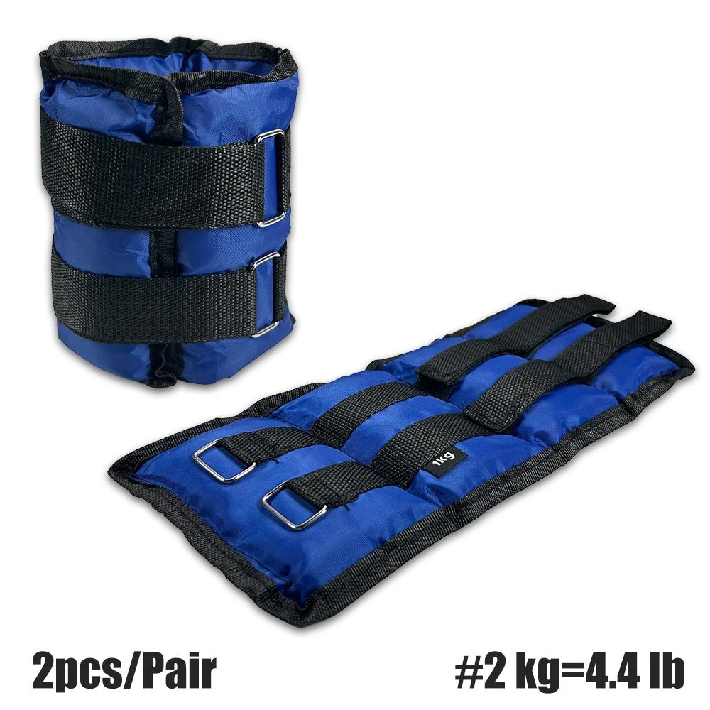 

1Pair Customizable Wrist Ankle Weights 2Kg/4.4Lbs 3Kg/6.6Lbs 4Kg/8.8Lbs Weight For Jogginggymnasticsaerobicsphysical Therapy