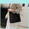 Large Capacity One Shoulder Bag Vintage Underarm Bag Stylish Handbag Street Style
