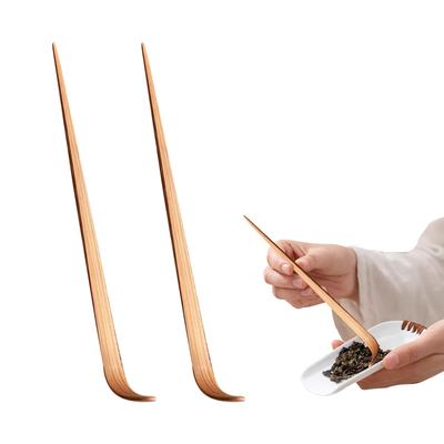 Liroyal Chashaku (Teelöffel) [Set mit 2 Stück] Bambus-Teelöffel, Matcha-Pulverlöffel, Teezeremonie-Utensilien, Zubehör