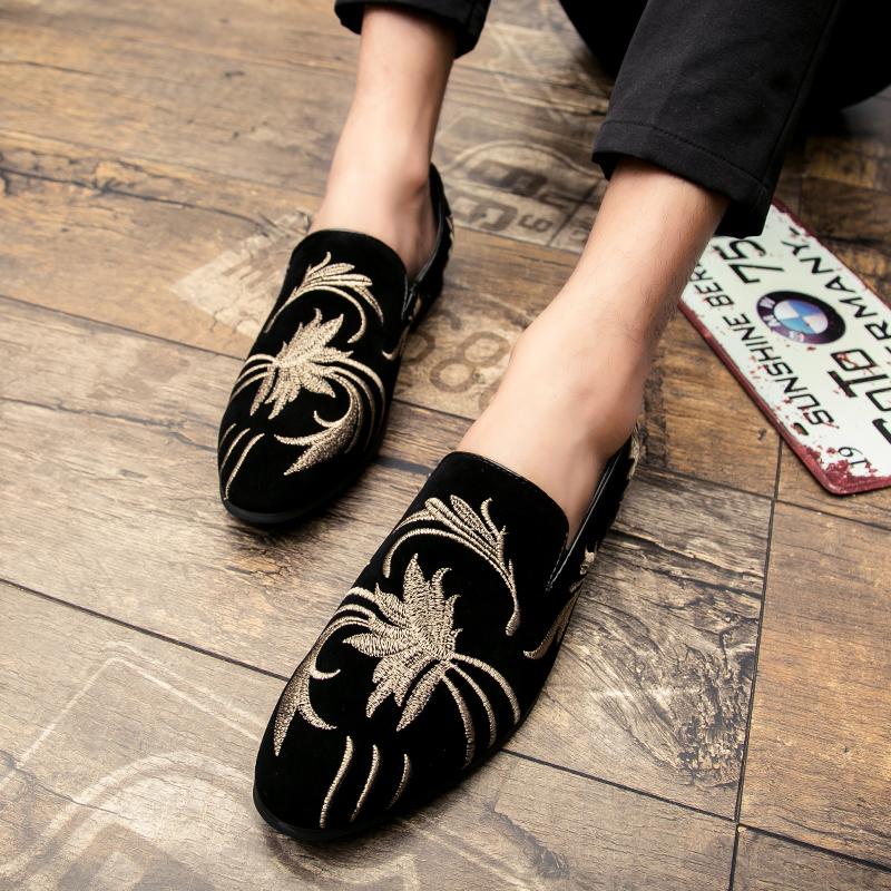 Модные мужские дышащие повседневные туфли в стиле пэчворк — фото 5