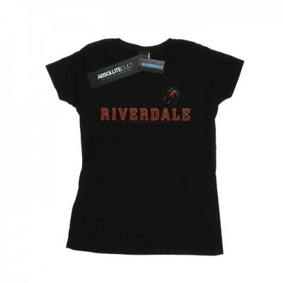 Womens/Ladies Spider Brooch Cotton T-Shirt