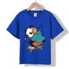 XH90 MINISO 2026 Summer New Printed Cotton Round Neck T-shirt for Children Aged 1-16, Boys and Girls