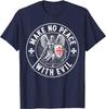 Ingen fred med det onde Ridder af Tempelrordenen Jerusalemkors T-shirt
