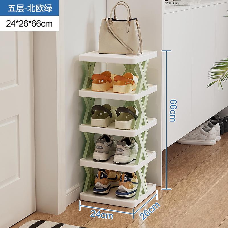 Shoe Storage Rack Is Simple for Home Use Simple for Doorstep, Modern Shoe Rack Indoor Multi-layer Foldable Shoe Cabinet