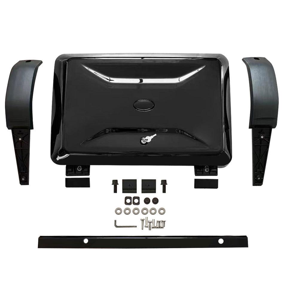 

Gloss Black External Side Window Saddlebag for 2020+ Defender - Off-Road Storage Solution