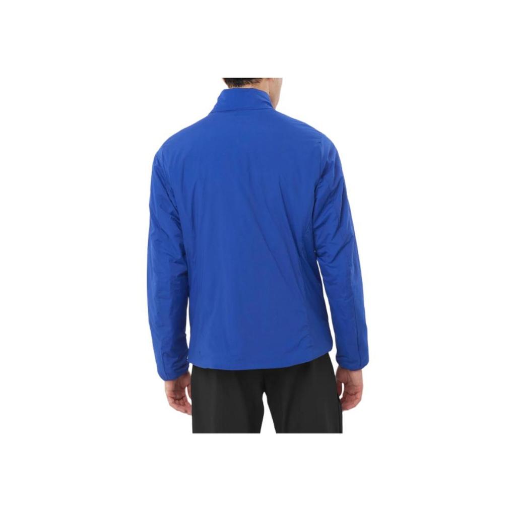 Salomon Mountain Flex Solid Soft Comfortable Waterproof Breathable Jacket Men Jacket Blue LC2327800