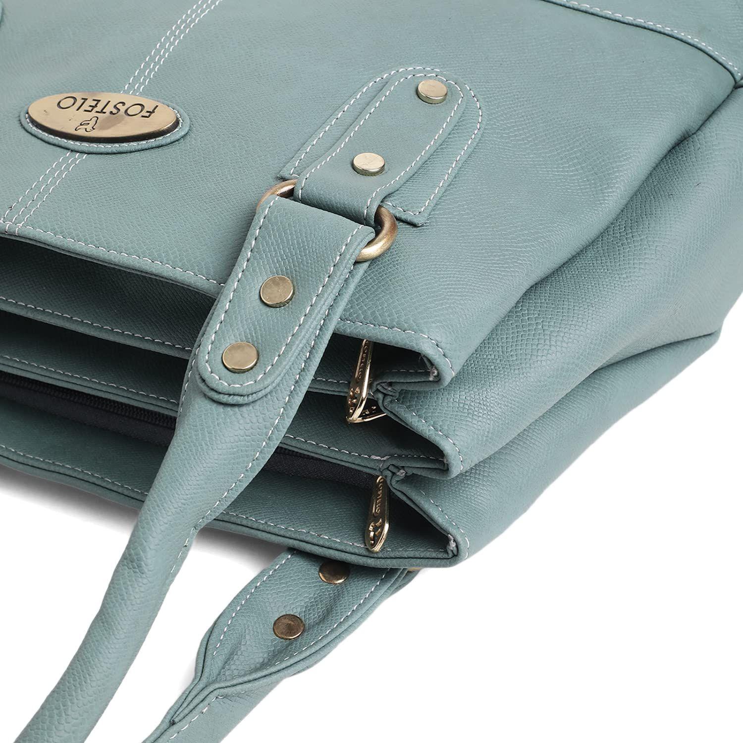 Женская сумка Catlin из искусственной кожи (большой) 9 x 14 x 4 in серый — фото 16