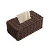 Bohemia Tissue Box Container Cover Rattan Hand Woven Home Decoration