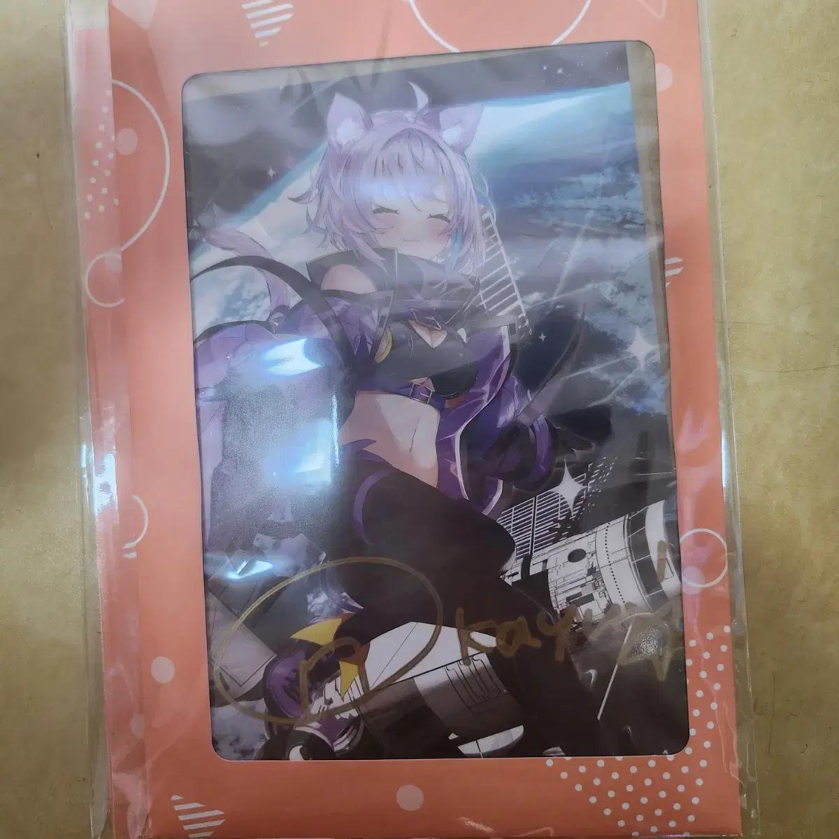 

Автограф на день рождения Некоматы Окаю от Holo Live 2022