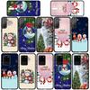 Phone Case for iPhone 17 16 15 Plus XR Huawei P30 P20 Lite Redmi Note 14 12 11 13 Pro Max OPPO A60 A80 A40 A38 Gift Snowman Merry Christmas Deer Cover