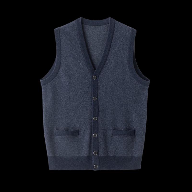 Men's Warm Wool Knit Vest