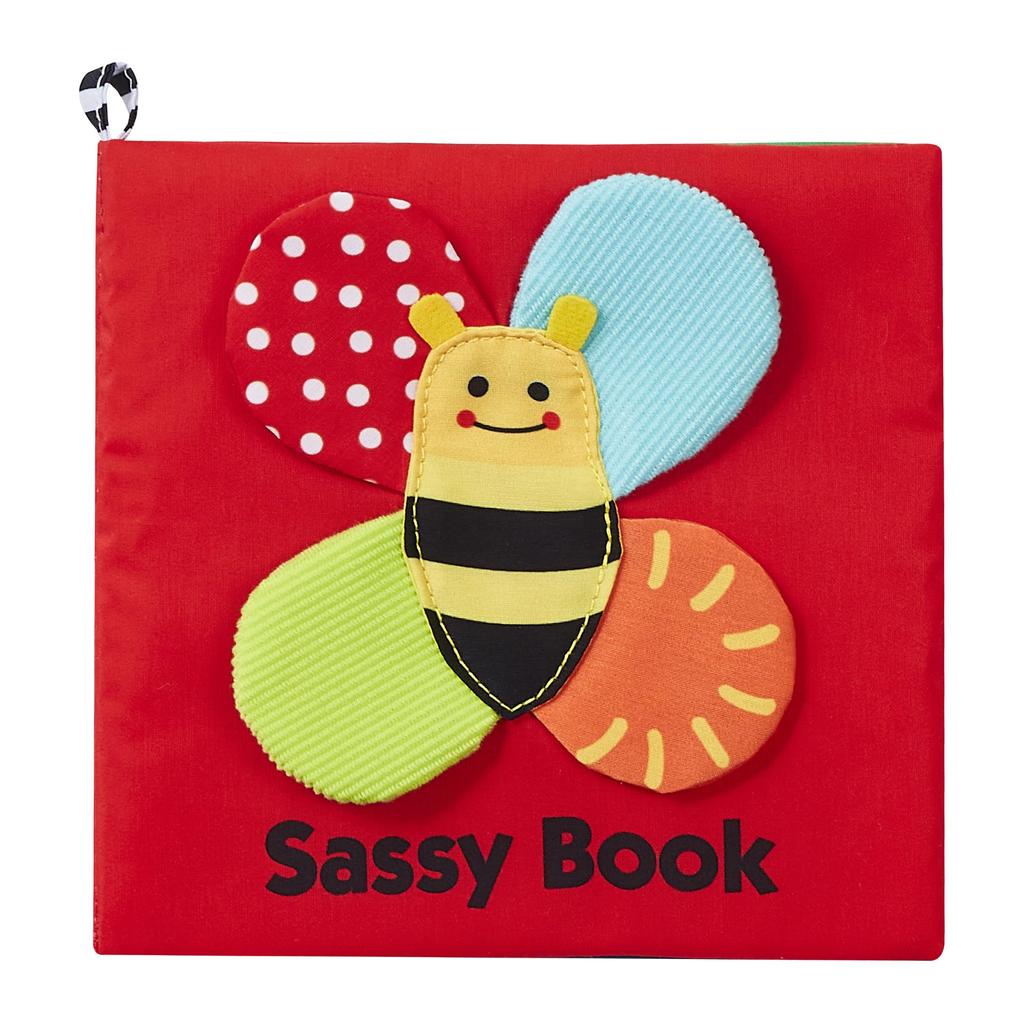 SASSY Fluffy Interactive Cloth Book Bee Character Toy Educational Toy for Babies and Infants TYSA80962 - - -