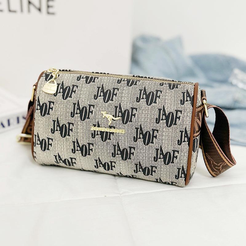 Popular retro printing hot-selling women s bags casual fashion shoulder bags women s commuting versatile bags messenger bags women чёрный