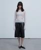 Beleudemaleu 26Ss Lambskin Bermuda Pants