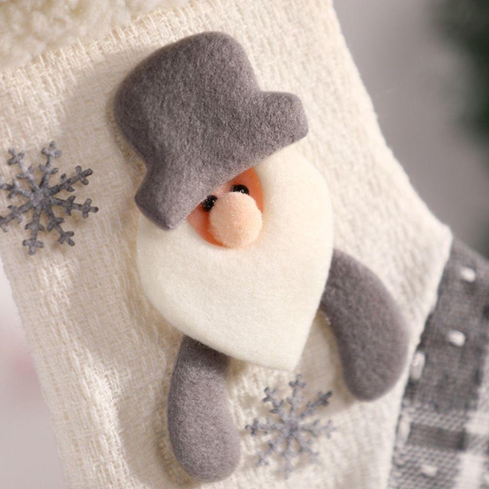 New Large Christmas Socks Santa Claus Elk Xmas Socks Home Decorations Christmas Tree Pendant Favor Gift Bags Party Supplies