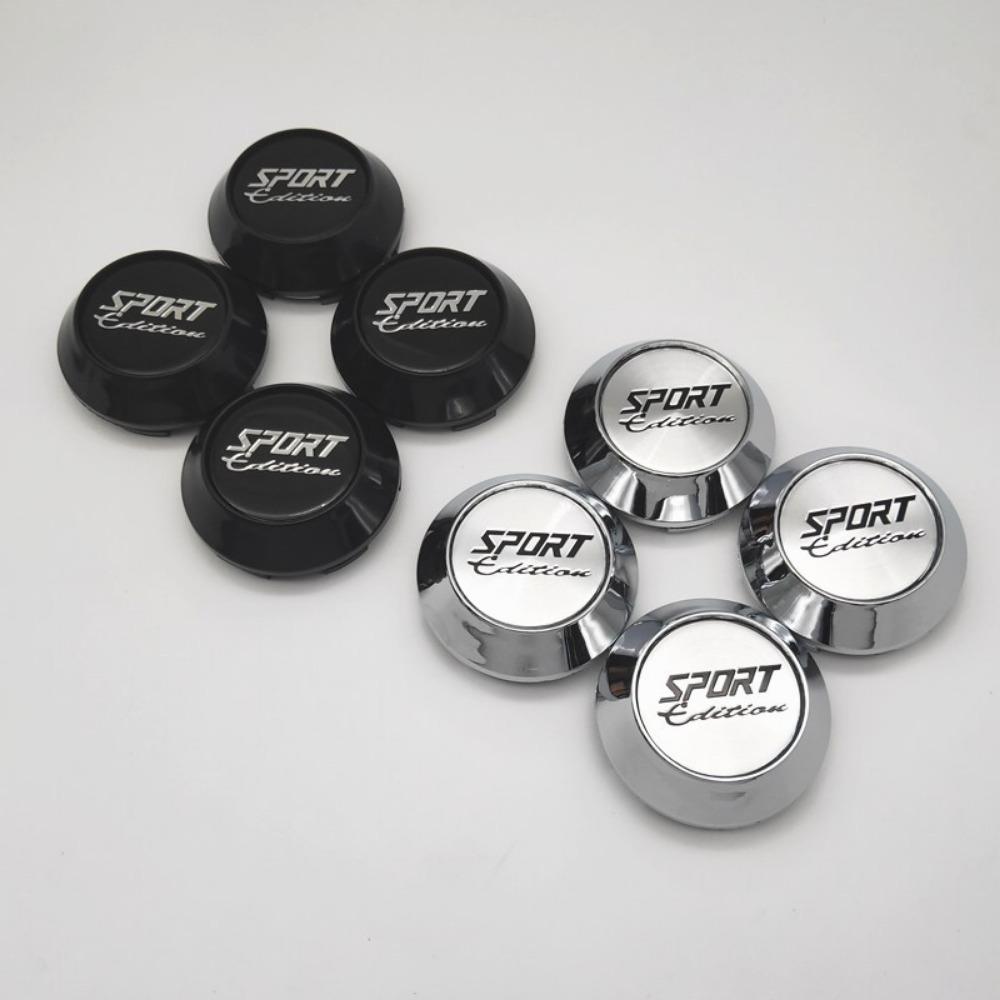 4pcs 60mm Car Wheel Center Caps With SPORT EDITION Emblem Logo Sticker Rim Hub Cover Accessories for Toyota Nissan Mazda Honda