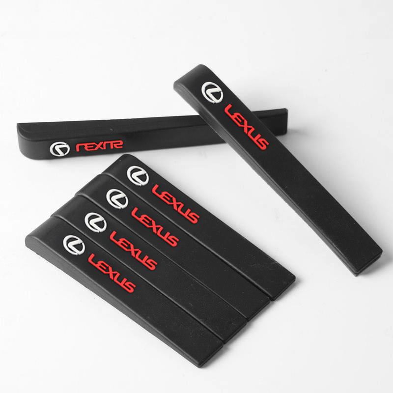 6 шт. Резиновые противоударные бамперные накладки-защитные наклейки для автомобиля Lexus F SPORT GX460 Ct200h IS250 ES 220D IS200 Fsport