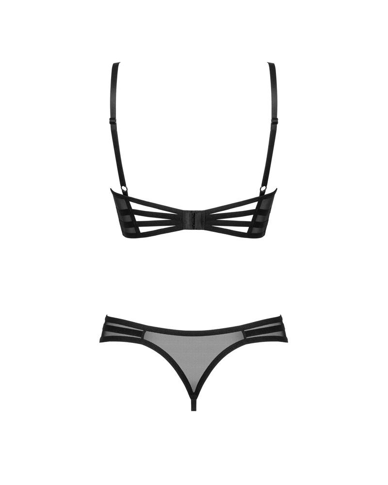 Obsessive - Sexy Roxelia Mesh Set Black XL/2XL