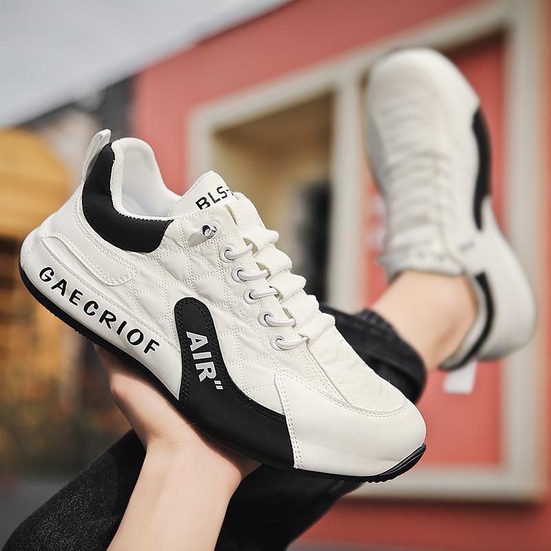 Модная мужская обувь дышащие кроссовки удобные кроссовки для бега на открытом воздухе обувь для фитнеса 44 белый 3173₽