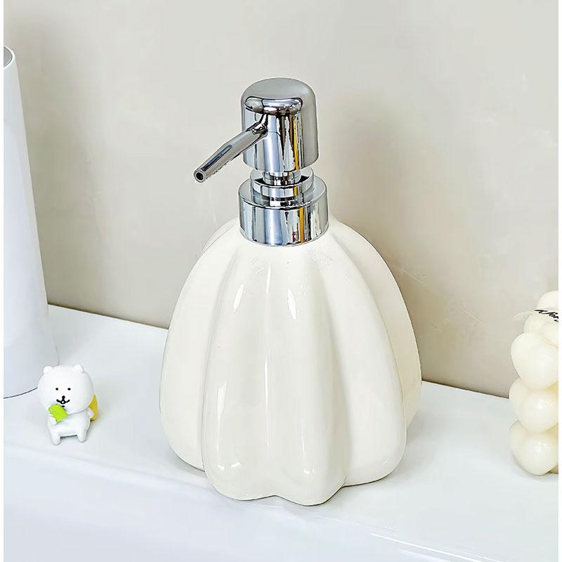 soap dispenser Creative lotion Bottle Household Toilet Shower Gel Hand Wash Liquid Press Split Bottle Ceramic  shampoo dispenser