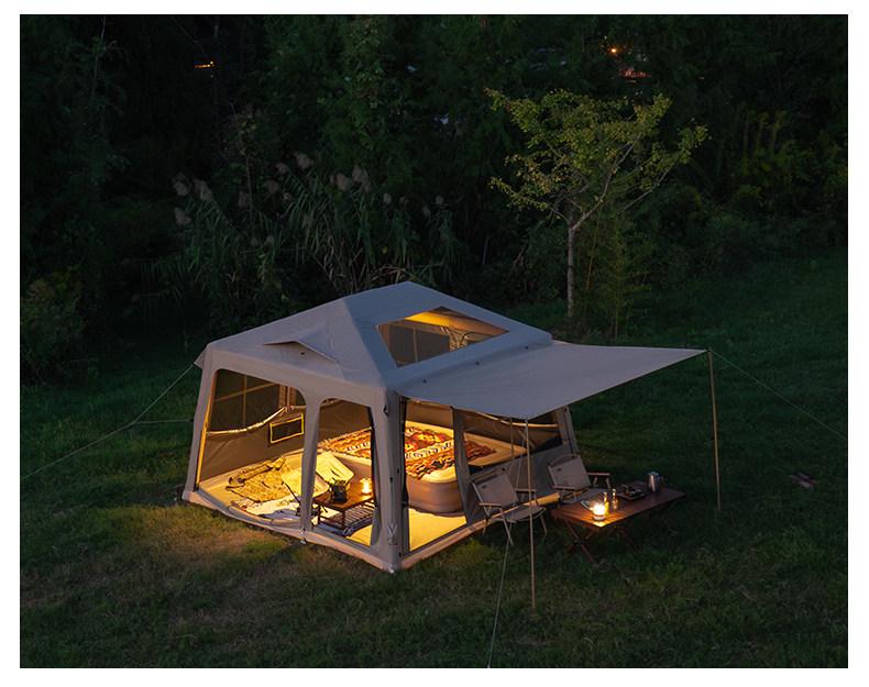 Explorer Water Cube Automatic Inflatable Tent - Rainproof Outdoor Camping Gear for Car Tail Integration