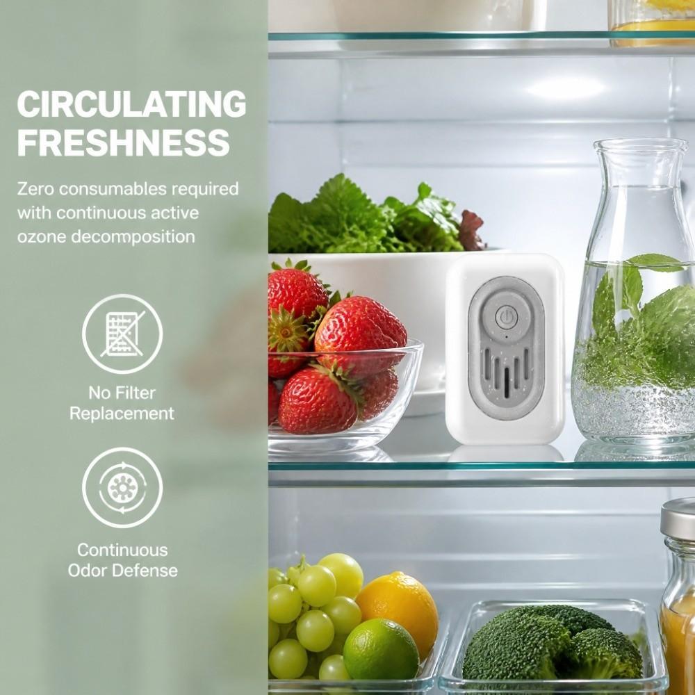 Purificação de Refrigerador de Ozônio Desodorizador de Ozônio Esterilizador de Ozônio para Geladeira Apartamento