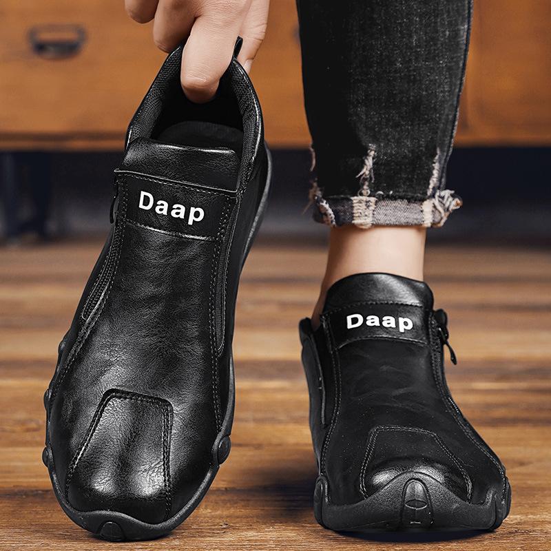 Men's shoes spring new high-top casual shoes men's work shoes versatile outdoor hiking shoes