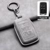 Sheepskin Grain Car Key Case Protector Full Cover For Land Rover Discovery Range Rover Evoque Velar Sport Auto Inter Accessories
