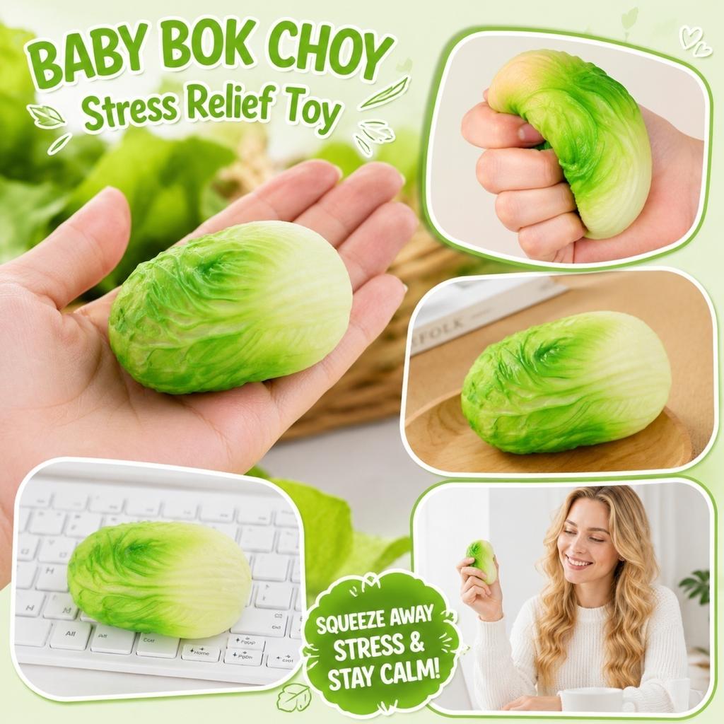 Vegetable Shape Stress Relief Squeeze Toy for Office Home Use Soft Touch Sensory Fidget Item for Adults and Kids Stress Management