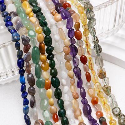 White Jade Irregular Beads for DIY Jewelry Making