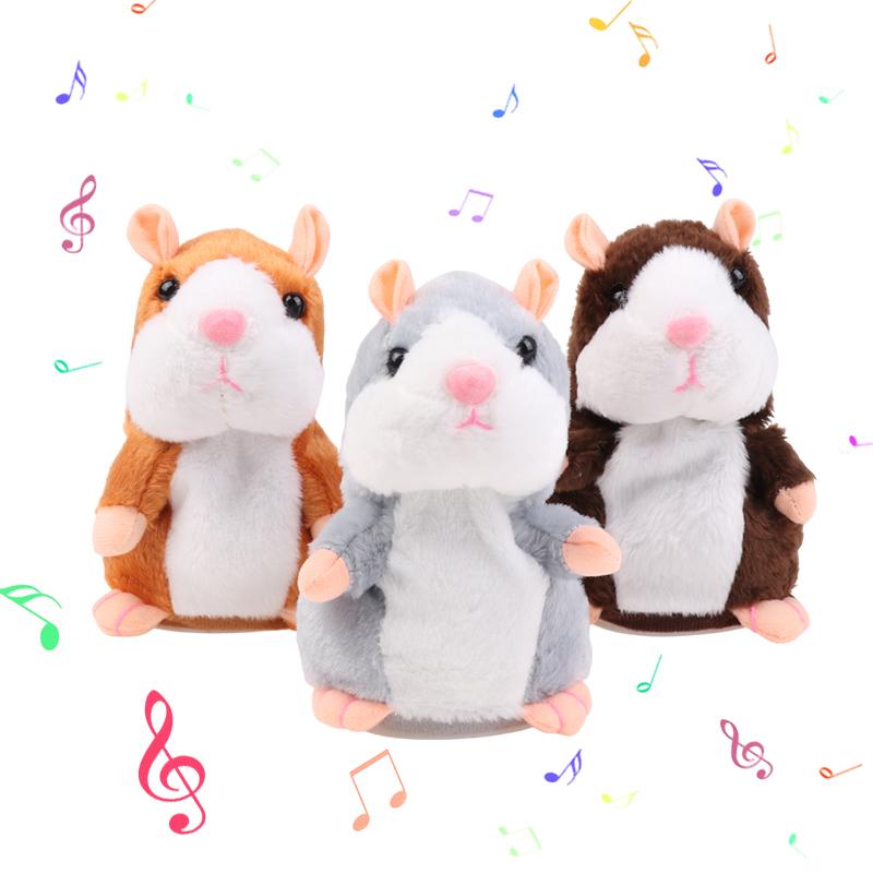 Sevimli Elektrikli Konuşan Hamster Peluş Oyuncak Konuşmayı Taklit Etmeyi Öğrenen Sallanan Peluş Bebek Oyuncakları Etkileşimli Peluş Hamster Oyuncakları Bebek Hediyeleri