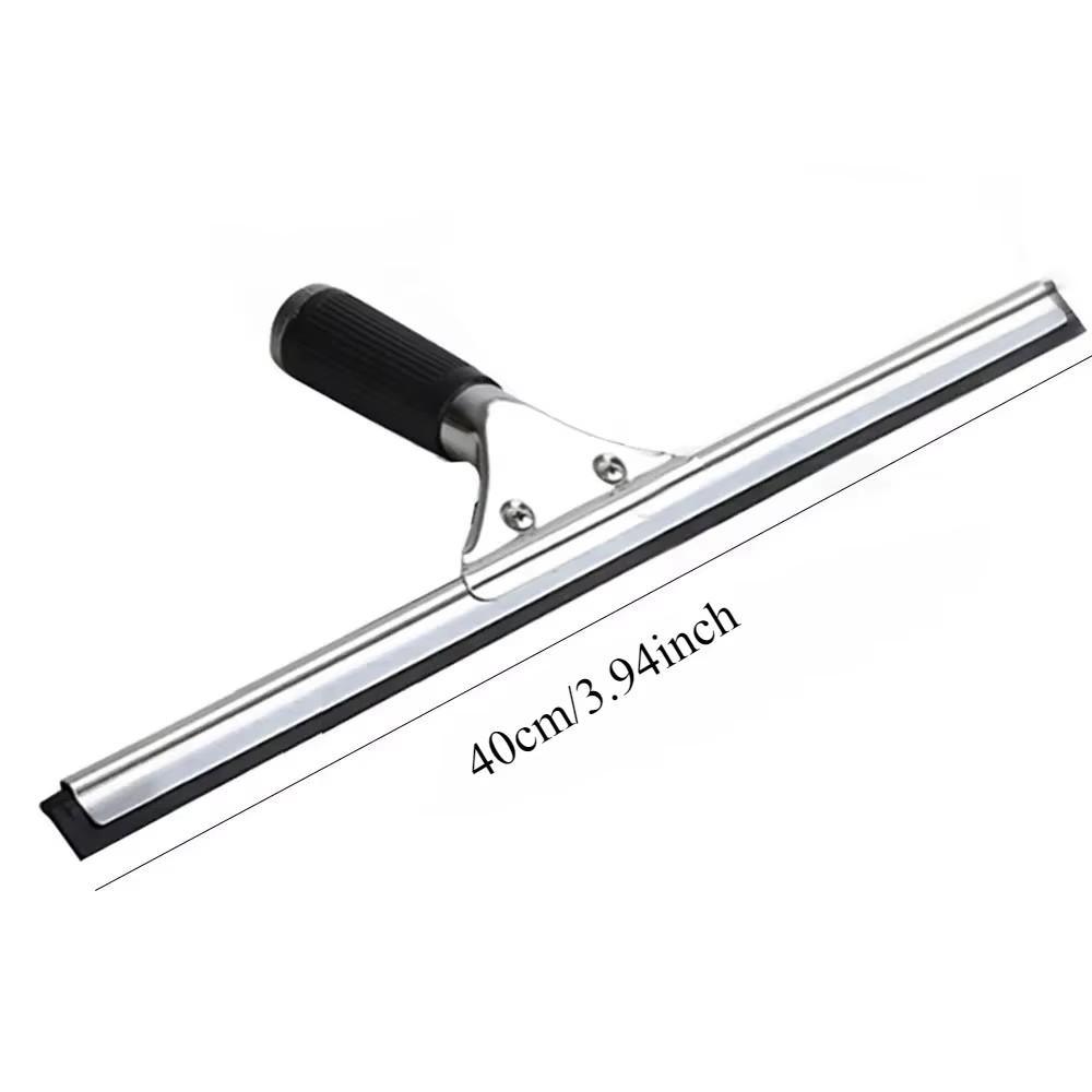 Glass Cleaning Squeegee Window Wiper Window Cleaning Tool Rubber Blade for Bathroom Shower Home Car Dining Table Glass Cleaning