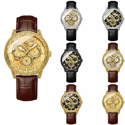 Men's Waterproof Luminous Running Alarm Clock Watch