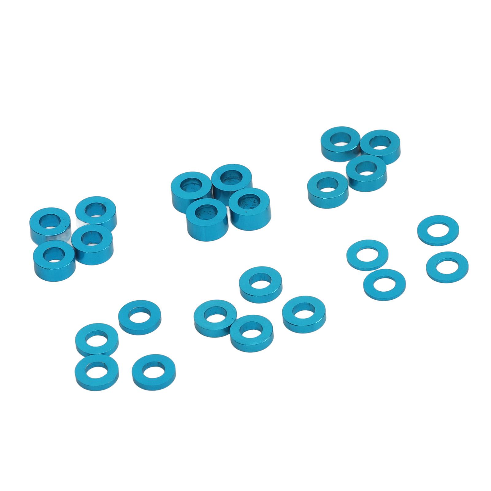 

24pcs RC Ball Bearing Kit Blue Seals for Tamiya 53539 TT02 TT01 XV01 XV02 0.2in Outer Diameter